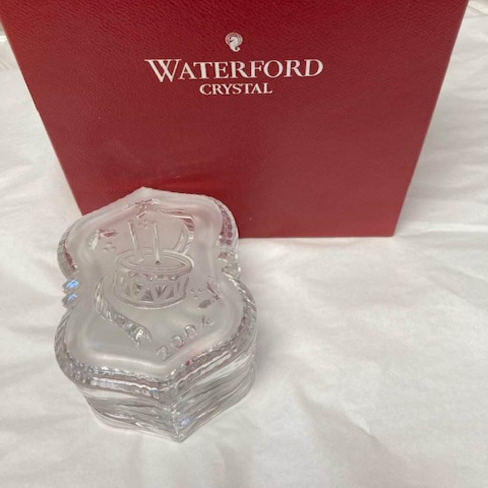 Waterford Crystal Drummer Boy Music Box 2004